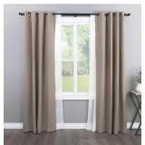 Decopolitan Urn Telescoping Double Drapery Rod Set, 36-72', Antique Bronze