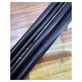 Decopolitan Urn Telescoping Double Drapery Rod Set, 36-72', Antique Bronze