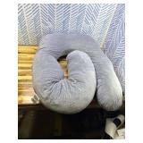 Momcozy Pregnancy Pillows for Sleeping, U Shaped Full Body Maternity Pillow with Removable Cover - Support for Back, Legs, Belly, HIPS for Pregnant Women, 57 Inch Pregnancy Pillow for Women, Grey