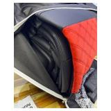 Retails for $140! GIANT PANDA Jeep Wrangler 4 Door JL 2018-2026 Full Set Car Seat Covers for Sahara Sport Rubicon Unlimited Willys Without Rear Cup Holder,Faux Leather (Black+Red)