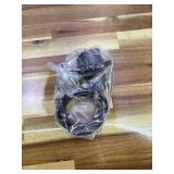 Licperron 5-Light Pendant Light Fixtures with Clear Glass Shades, Black Adjustable Kitchen Island Hanging Ceiling Light Fixtures, Modern Pendant Lighting E26 Base for Dining Room, Hallway, Living Room