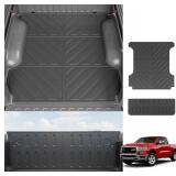 Retails for $130! Truck Bed Mat Tailgate Mat Compatible with 2019-2025 2026 Dodge Ram 1500 5.7Ft Bed All Weather Protection TPE Accessories (19-26 Ram 1500 5.7FT)