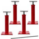 House Jacks for Leveling Crawlspace, 11' -16' Height Range 9920 lbs to 6860 lbs Height Capacity (Each) Floor Jacks Joist Beam Brace for Cellar Ceiling - Screw Pole Jack, 4 Packs