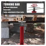 House Jacks for Leveling Crawlspace, 11' -16' Height Range 9920 lbs to 6860 lbs Height Capacity (Each) Floor Jacks Joist Beam Brace for Cellar Ceiling - Screw Pole Jack, 4 Packs