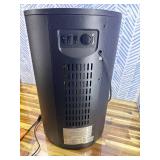 Retails for $200! Freestanding Electric Fireplace Stove, 1500W Heater with Realistic 3D LED Log Flame, Adjustable Thermostat, 2 Heat Settings, Overheat Protection, Black Cast Iron Design for Indoor Us