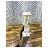 No Drill No Tool 1' Vinyl Mini Blinds, Light Filtering Horizontal Window Blinds & Shades, Cordless Blinds for Windows, 21' W X 64' H, White