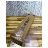 Over The Toilet Storage Bathroom Shelves Wall Mounted 3 Tier Space Saver Corner Shelf Organizer Bamboo Towel Rack Toilet Paper Cabinet with Hanging Rod Brown