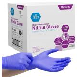 MedPride Powder-Free Nitrile Exam Gloves, Medium, Case/1000 (100 Count (Pack of 10))