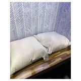 Coop Home Goods Essence Adjustable Throw Pillow Inserts 24x24, Set of 2, Adjustable Down Alternative Cushions for Couch, Bed, or Chair, Decorative Square Pillows for Living Room, Oeko-Tex Certified