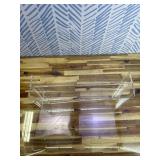 Acrylic Monitor Stand, 2 Tiers Computer Monitor Riser(20x8x5.5 Inch), Monitor Riser/Computer Stand for Home,Office,Business,PC Desk Stand for Keyboard Storage& Multi-Media Laptop Printer Screen