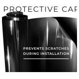 VViViD+ Ultra Gloss Premium Vinyl Car Wrap Film (10ft x 5ft, Gloss Piano Black)