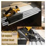 Retails for $106! 110' Track Saw Guide Rail for DeWalt Track Saws, 55' x 2 Guide Rail with Connector Replacement for DeWalt DWS5022, Perfect for Woodworking and Longer Cuts, Aluminum Extruded