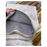 Retails for $120! Washable Area Rug 8x10, Large Soft Rugs for Living Room Vintage Beige 8x10 Area Rugs for Bedroom Dining Room Floral Non-Slip Thin Rug