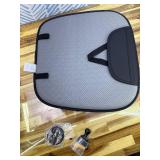 KAYI Car Seat Cushion, Comfort Memory Foam Car Cushions for Driving, Breathable Leather Surface with Anti Slip Rubber Bottom, Seat Cushion for Car and Office Chair (1 Pack, Black)