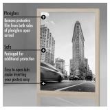 Americanflat 24x36 Poster Frame with Polished Plexiglass - Wide Picture Frames Made of Engineered Wood for Vertical or Horizontal Wall Display - Epic Collection - Driftwood