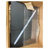 Acrylic Display Case for Collectibles Clear Acrylic Boxes for Display Action Figures Car Model Building Kit 42083 Display Case Room Decoration Box(Black-Solid Yellow; 23.6*15.7*9.8 inch)