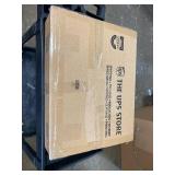 Acrylic Display Case for Collectibles Clear Acrylic Boxes for Display Action Figures Car Model Building Kit 42083 Display Case Room Decoration Box(Black-Solid Yellow; 23.6*15.7*9.8 inch)