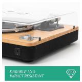 House of Marley Turntable Dust Cover Eco-Friendly, Made from Recycled Plastic, Durable Protection, Compatible with Stir it Up & Simmer Down Series