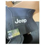 Plasticolor 001222R01 Jeep Elite Style Rear Seat Floor Utility Mat for Car Truck or SUV, 16.75' L X 13.75' W , Black