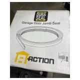 Retails for $120! DuraSeal Garage Door Weather Stripping Kit, Black 34 ft - Side & Top Seal for 2” Track - Durable PVC