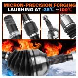 666264 Front Right CV Axle Shaft Compatible with Nissan Altima L4 2.5L 2007-2013, Replaces OEM# 39100JA010 & 66-6264, for CVT Automatic Transmission, 1PC