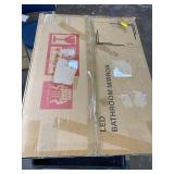 28'x36' LED Bathroom Mirror with Lights, Unique Front Light for Bathroom Wall, Memory, 3 Colors Adjustable, Stepless Dimmable Ligh, Led Vanity Mirror for Bathroom, Anti-Fog, Tempered Glass