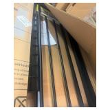 Cumbor 29.7-46' Baby Gate for Stairs, Mom's Choice Awards Winner-Auto Close Dog Gate for The House, Gifts for Mom, Easy Install Pressure Mounted Pet Gates for Doorways, Black