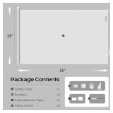 Retractable Baby Gate for Stairs, 55' Wide 38' High Pet Gate with Auto-Retract System, One-Hand Operation, Mesh Baby Gate for Doorways, Hallways, Decks, Indoor & Outdoor, White