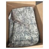 UKISS Washable Area Rugs 8'x10' Ultra-Soft Faux Silk Vintage Rug, Large Low-Pile Rugs for Living Room Non-Slip & Non-Shedding Large Carpets for Home/Office Decor Blue