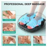 Medcursor Foot Massager with Heat - 2026 Upgraded Shiatsu Deep Kneading Machine, Multi Air Compression Intensity, Smart APP Mobile Remote Control, Feet Massage for Home and Office Use
