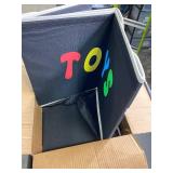 Toy Box Chest, Collapsible Sturdy Storage Bins with Lids, Extra Large Kids Toy Storage Organizer Boxes Bins Baskets for Kids, Boys, Girls, Nursery Room, Playroom, Closet (BLACK)