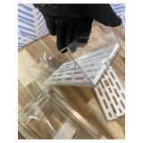 Fridge Drawer Organizer, Refrigerator Storage Box Holder with Draining Plate Fruit Storage Container Preservation Box(Large + drain board)