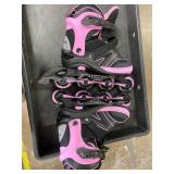 2PM SPORTS Kids Adjustable Inline Skates Ages 4-12, Youth Inline Skates for Girls Boys 5-8 8-12 with Full Light Up Wheels, Beginner Women Adult Skates