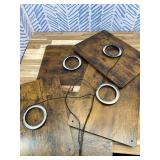 3-Pack Under Shelf Lighting for 3 Tier Floor Shelves, Ultra-Bright Square10 Dimmable Slim Stick on Lights,3-Color Timer 3/9/12H,Decor Lights for Living Room, Bedroom,Kitchen Storage Display Rack