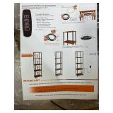 3-Pack Under Shelf Lighting for 3 Tier Floor Shelves, Ultra-Bright Square10 Dimmable Slim Stick on Lights,3-Color Timer 3/9/12H,Decor Lights for Living Room, Bedroom,Kitchen Storage Display Rack