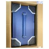 AKOZLIN Extra Large 6-Tier Jewelry Box Organizer Functional Huge, 5 Drawers Leather Jewelry Storage Case for Women Girls Ring Necklace Earring Bracelet Holder Organizer with Mirror Blue