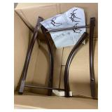 Firewood Rack - 25 inch Outdoor Indoor Metal Firewood Holder With Thickened Trapezoid Base-Double Coated Waterproof Rustproof Fireplace Firewood Stand, Black