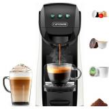 Retails for $130! Warriors1 Coffee Maker for Keurig K Cup pod, Espresso Machine for Nespresso Original, Dolce Gusto Pods, Ground Coffee, Coffee Machine for kitchens, apartments, dorms, RVs & camping, 