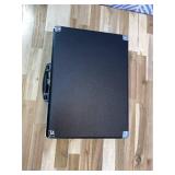 Victrola Journey Bluetooth Portable Suitcase Record Player with Built-in Speakers, 3 Speed Vinyl Record Player, RCA Out, Headphone Jack (Black)