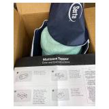 Serta ThermaGel Cooling, Pressure-Relieving Memory Foam Mattress Topper, 2 Inch, Queen,Blue