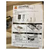 Ofiray-home Magnetic Shelf for Fridge with Wood Lid, Fruit Potato and Onion Storage Bins, Pantry Organizers & Storage, Large Container Magnetic Spice Rack for Refrigerator, Kitchen Counter (Black, 1)