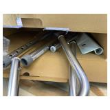 HealthSmart Adjustable Toilet Safety Rails for Seniors, Medical Grade - HandicapToilet Safety Frames for Disabled, Non-Slip Padded, 300lb Capacity Commode Chair with Arms, Toilet Helper for Elderly