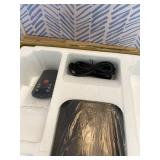 MERACH Under Desk Elliptical Machine, Leg Exerciser While Sitting for Seniors with Remote Control & 12-Speeds, Quiet Portable Electric Seated Pedal Exerciser Machine for Home Office