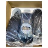 MERACH Under Desk Elliptical Machine, Leg Exerciser While Sitting for Seniors with Remote Control & 12-Speeds, Quiet Portable Electric Seated Pedal Exerciser Machine for Home Office