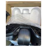 MERACH Under Desk Elliptical Machine, Leg Exerciser While Sitting for Seniors with Remote Control & 12-Speeds, Quiet Portable Electric Seated Pedal Exerciser Machine for Home Office