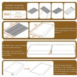 Wire Shelf Cover,KHASIM Wire Rack Covers for Pantry,PVC Wood-Look Faux Wood Shelf Liners,24x12 Inch,0.24 inch Thick for Home and Kitchen Organization