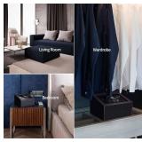 Watch Winder for Automatic Watches,Ultra Quiet Motor,4 Automatic Watches and 6 Extra Watch Storage Spaces, PU Leather Crocodile Styling