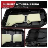 EPPO Transmission Oil Pan 7252703707 Compatible with Mercedes-Benz 2015-2018 C300, C350e, C43 AMG, C63 AMG, C63 AMG S, CLS400, CLS550, CLS63 AMG S, E300, E400, E43 AMG, GLC300, GLC43 AMG, GLS450