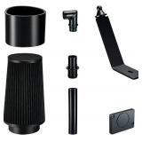 SPELAB Cold Air Intake Kit Compatible with Ford 2003-2007 6.0L Powerstroke Diesel F250 F350 F450 F550 (Black)