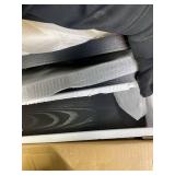 Tribesigns C-Shaped End Table for Couch, Sofa Side Table, C Table for Small Space, Living Room, Bedroom (1, Beige)